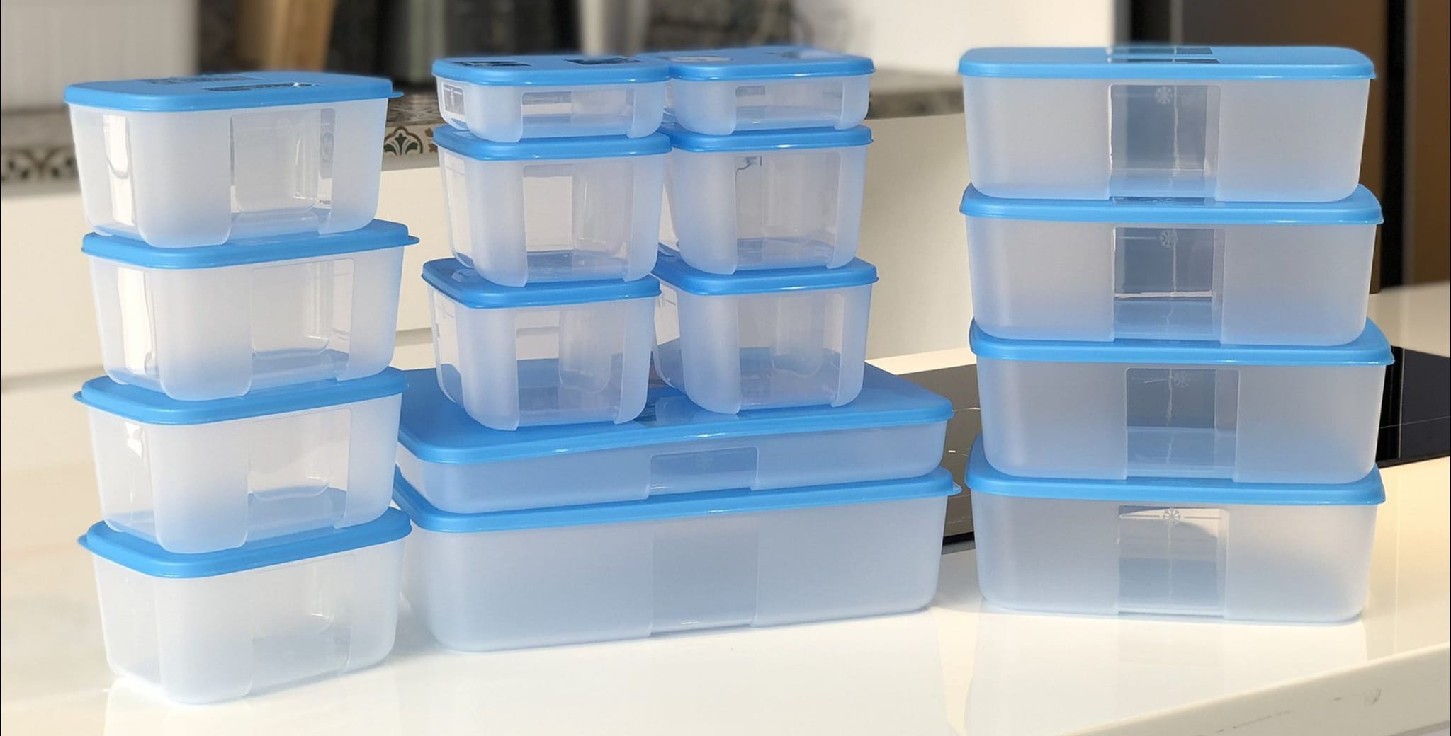 BỘ 16 HỘP TRỮ ĐÔNG TUPPERWARE Freezermate