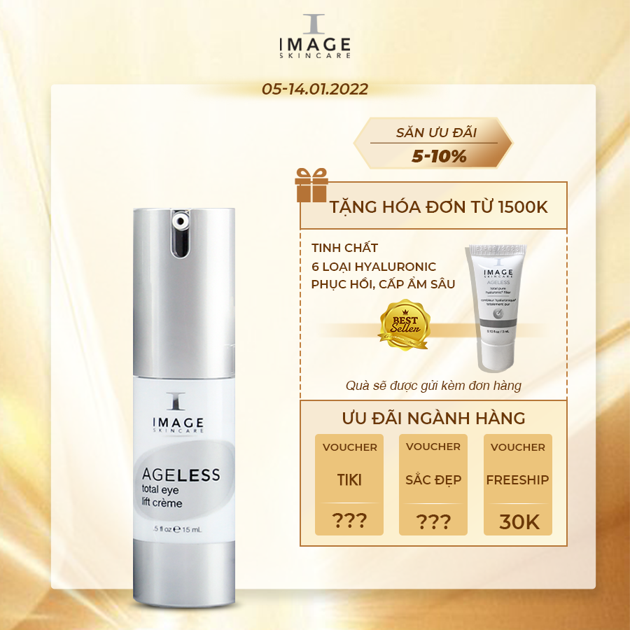 Kem chống nhăn vùng mắt Image Skincare Ageless Total Eye Lift Creme 15ml