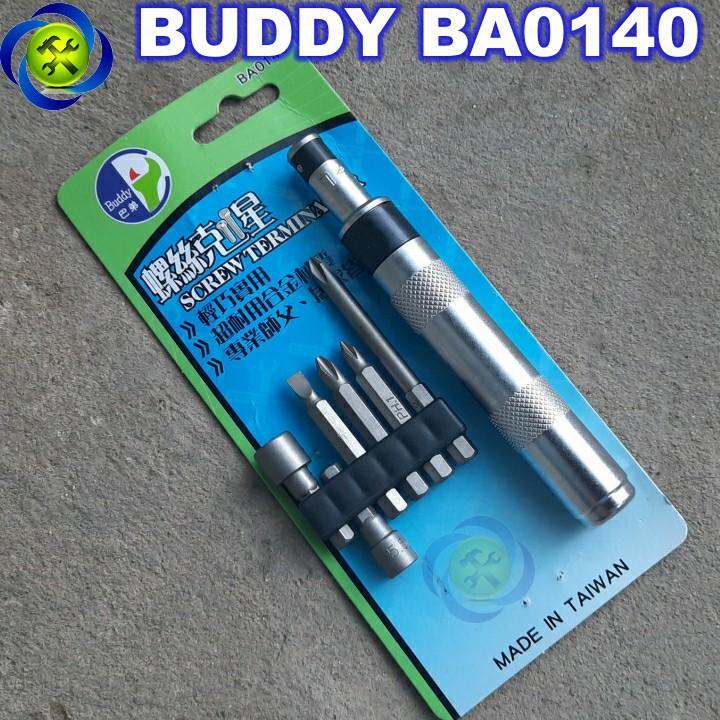 Bộ vít đóng 1/4 Buddy BA0140 7 chi tiết ĐÀI LOAN