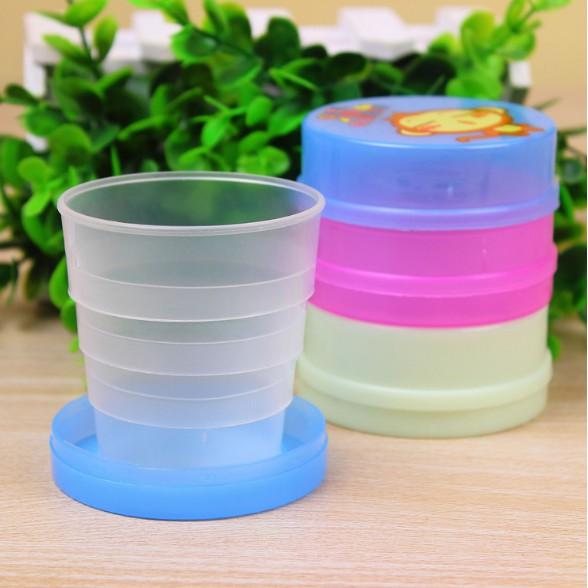 Cốc nhựa gấp gọn du lịch hoạt hình TL208