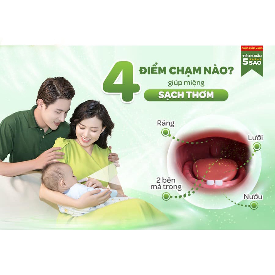 Gạc Rơ Lưỡi Cho Bé Bobber Làm Sạch Răng, Lưỡi, Nướu và Khoang Miệng Cho Bé - 30Gói/Hộp