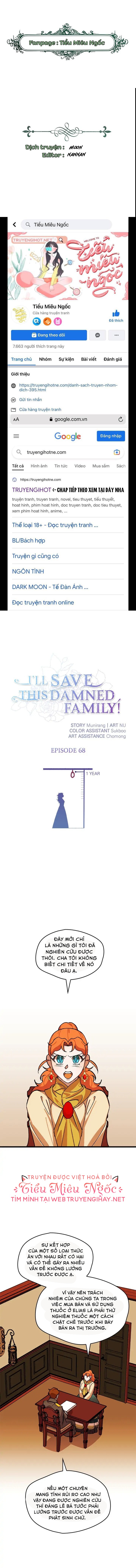 tôi sẽ cứu lấy gia tộc sắp sụp đổ chapter 68 1