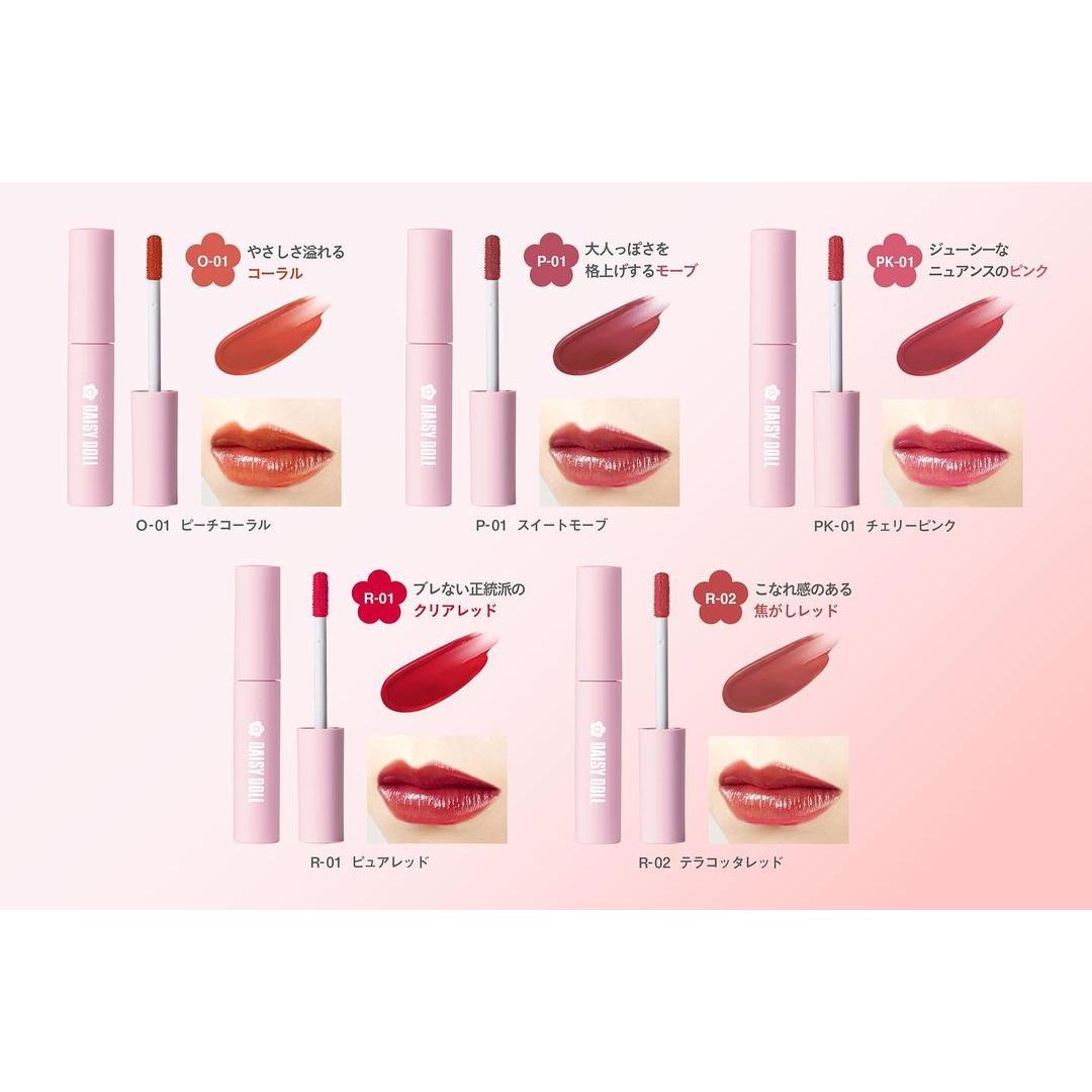 Son Tint Dạng Kem Bóng Daisy Doll Nhật Bản Cho Đôi Môi Mọng Nước, Căng Mướt Watery Lip Tint 5g