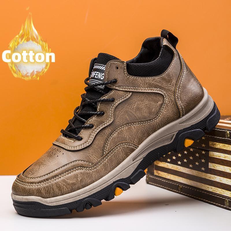 LCRTZKG Mens Casual Sneaker Giày leo núi ngoài trời thời trang Mùa đông ấm không trượt Giày thể thao nam thời trang Giày chạy bộ mới