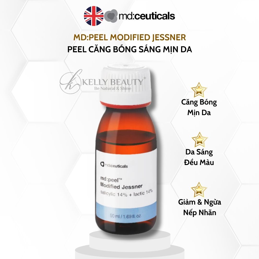 Peel Căng Bóng Sáng Mịn Da MD:PEEL Modified Jessner - MD:Ceuticals | Kelly Beauty