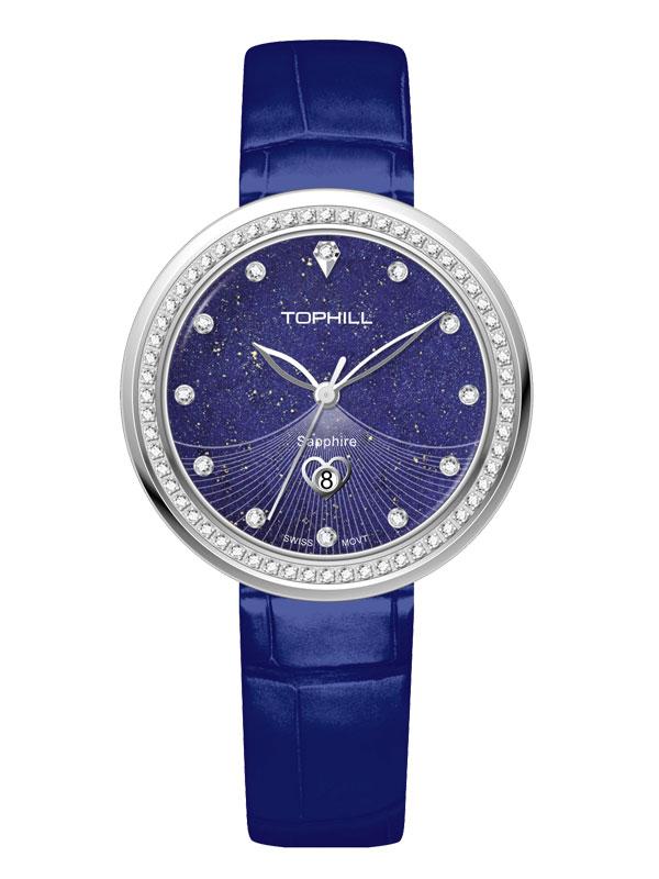 ĐỒNG HỒ TOPHILL TE065L.ML1337 Đồng hồ nữ Thụy Sĩ, kính sapphire, vỏ thép 316L
