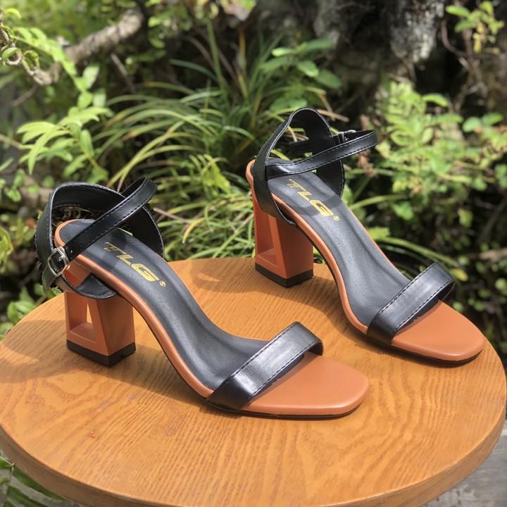 Sandal cao gót da cao cấp hot trend  trẻ trung năng động 21368