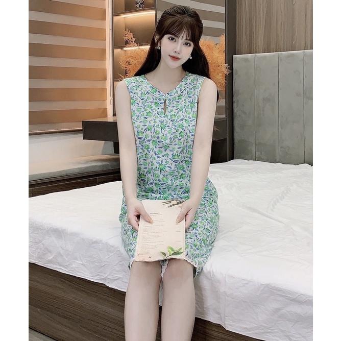 Đồ bộ mặc nhà lửng lụa hàn