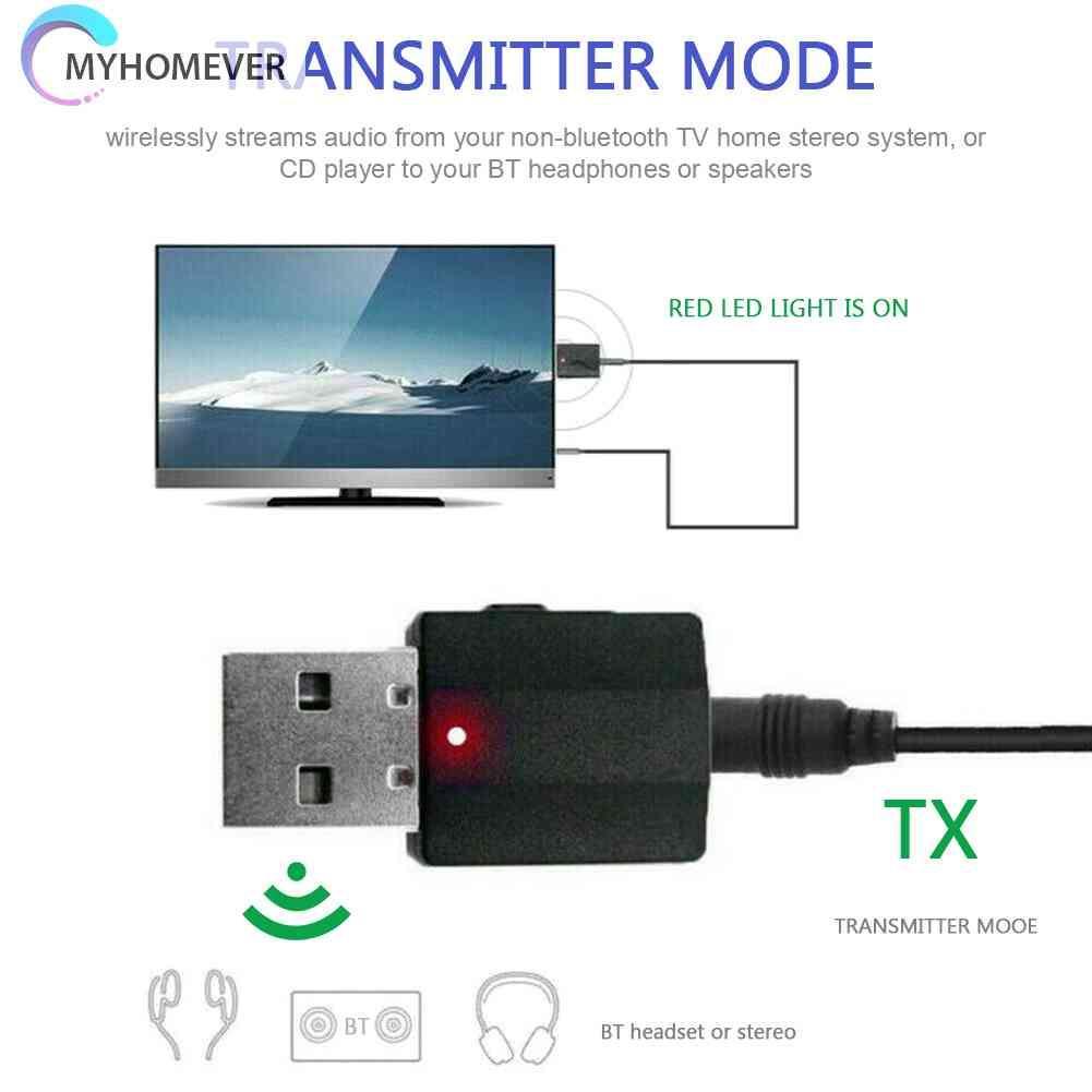 Thiết Bị NhậN Âm Thanh Bluetooth 5.0 Không Dây 2 Trong 1 3.5mm RCA Cho TV / PC