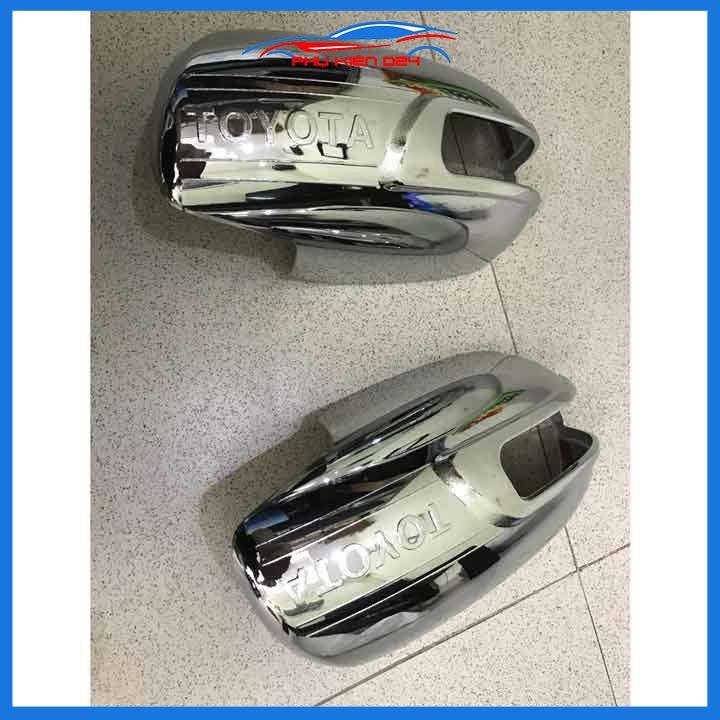 Ốp gương Fortuner 2009-2010-2011-2012-2013-2014-2015-2016 mạ crom bảo vệ chống trầy trang trí làm đẹp xe