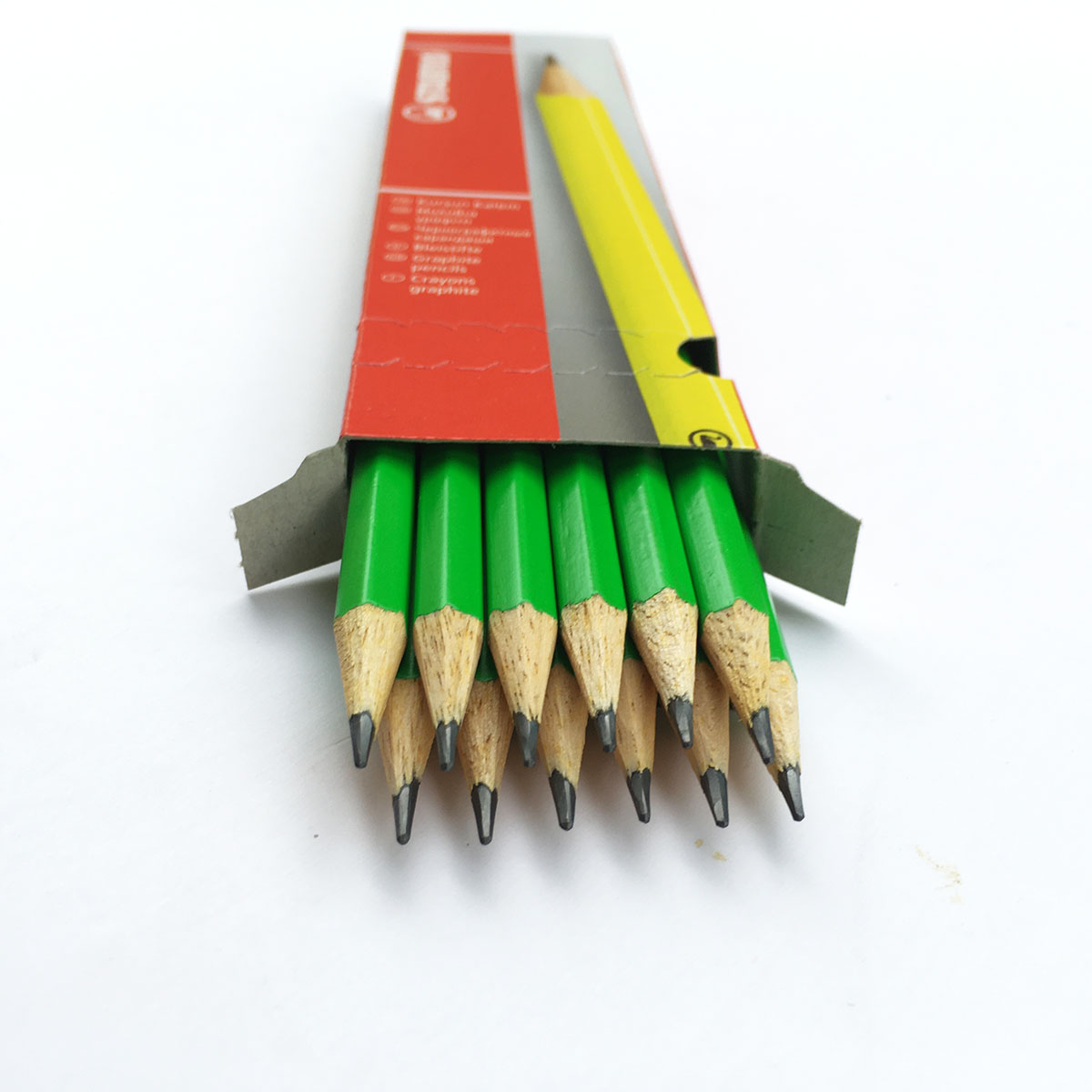 Hộp bút chì thân màu neon