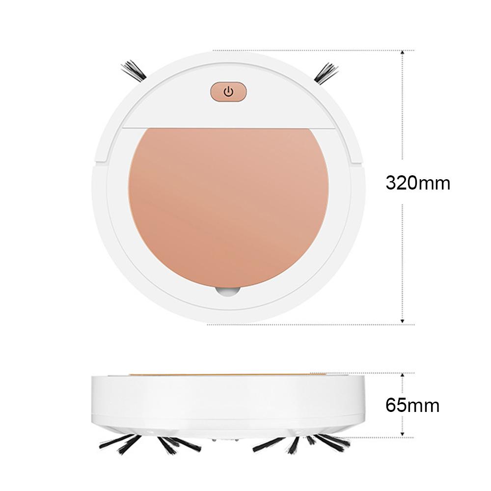 Robot hút bụi thông minh mini, có thể sạc lại cho gia đình