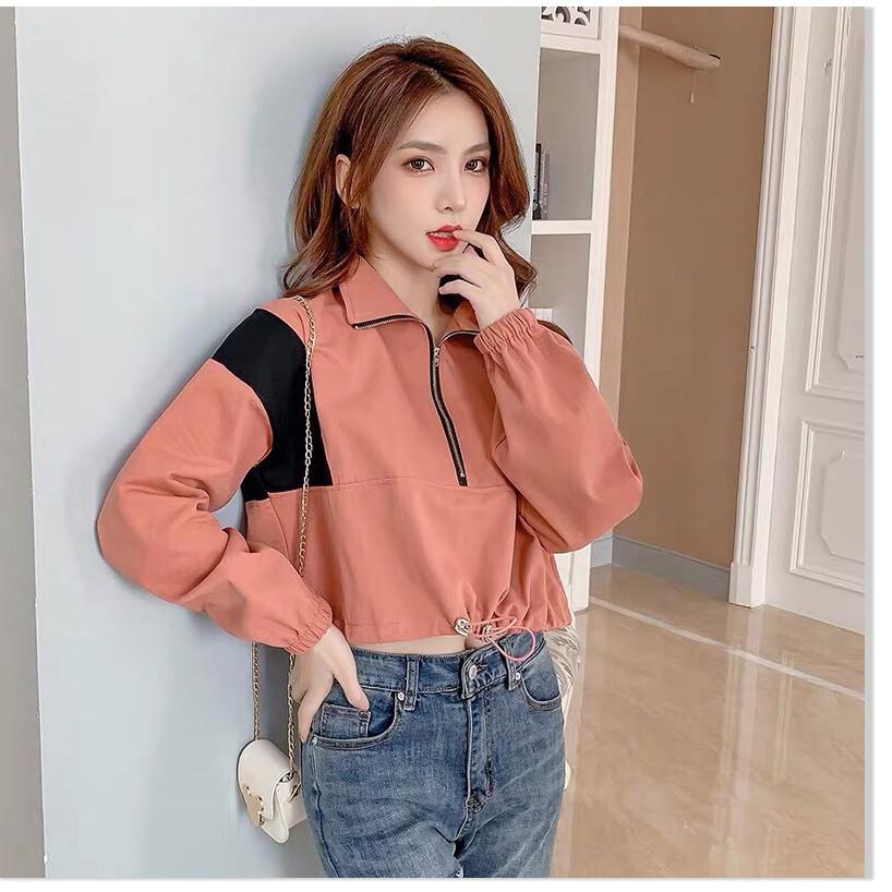 Áo khoác dù nữ dây rút lai cực HOT