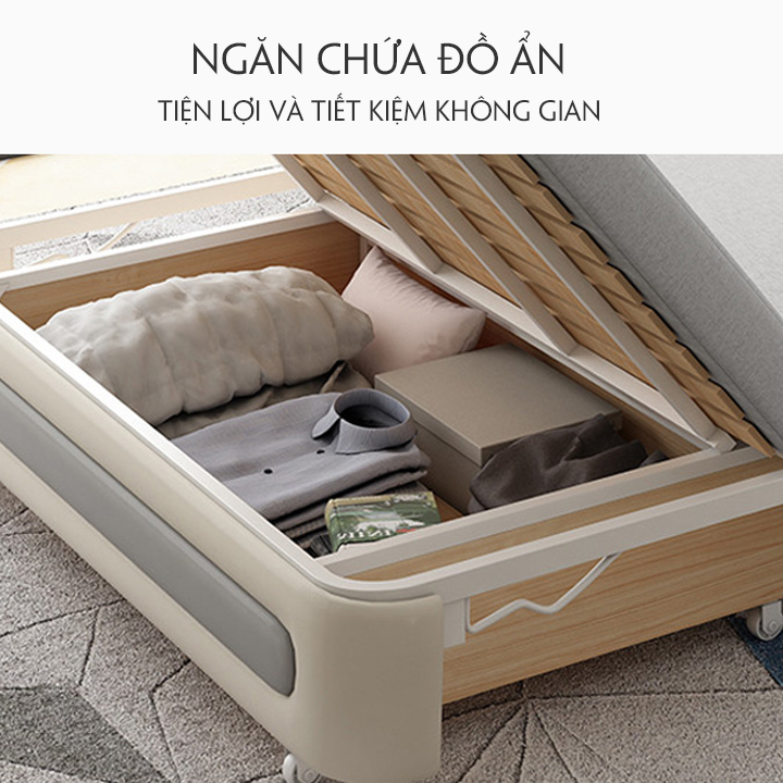 Giường sofa thông minh hà nội, giường gấp thông minh 2 trong 1 có ngăn chứa đồ