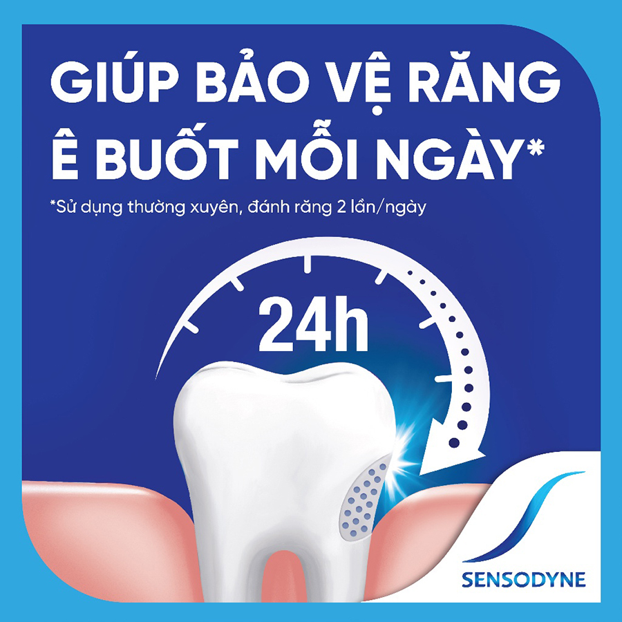 Bộ 2 Kem Đánh Răng Sensodyne Gentle Whitening 160g/tuýp + Vỉ 2 Bàn Chải Sensodyne Sensitive Extra Soft