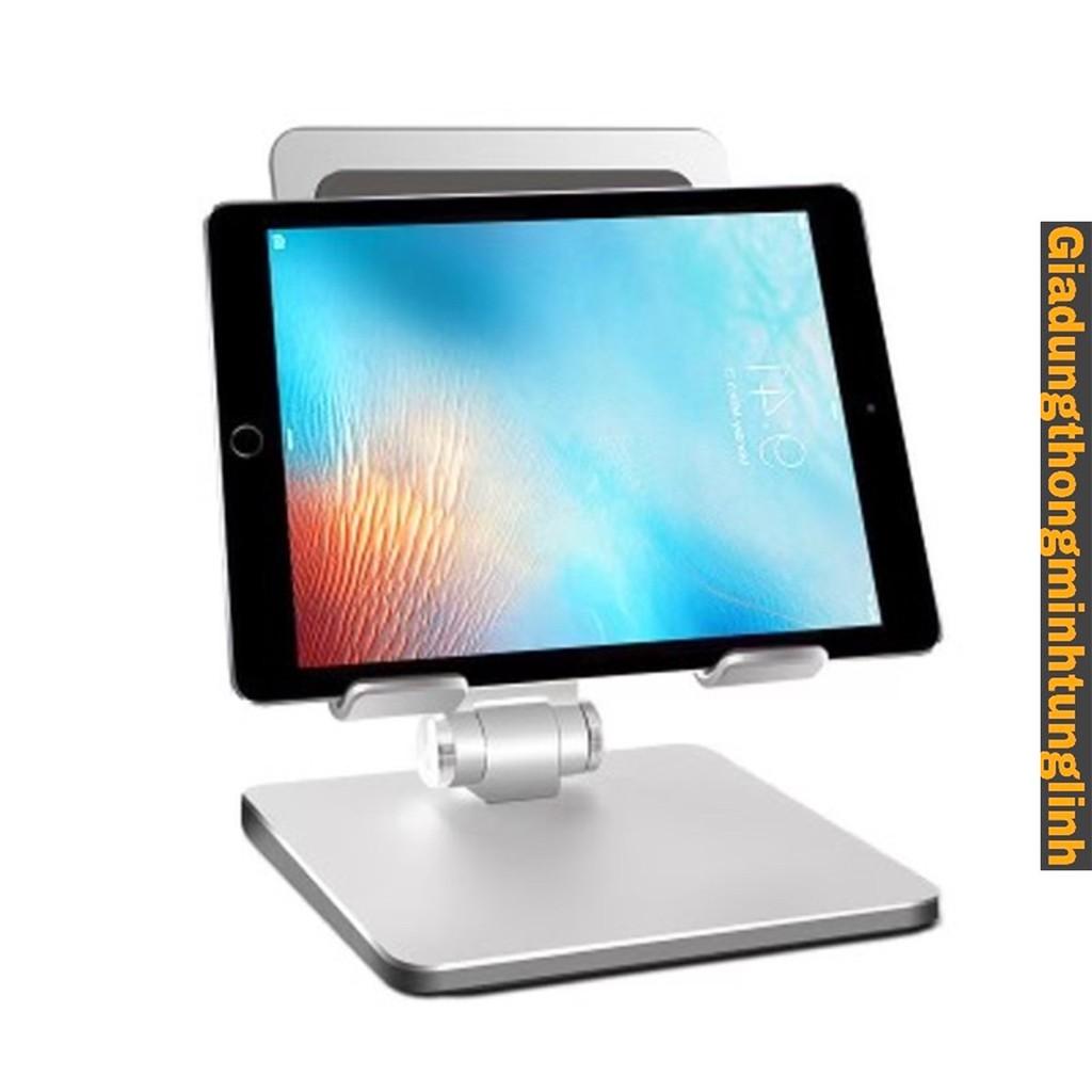 Kệ điện thoại, Ipad và thanh đỡ Laptop - có trượt, silicon đa điểm chống xước, hợp kim nhôm cao cấp