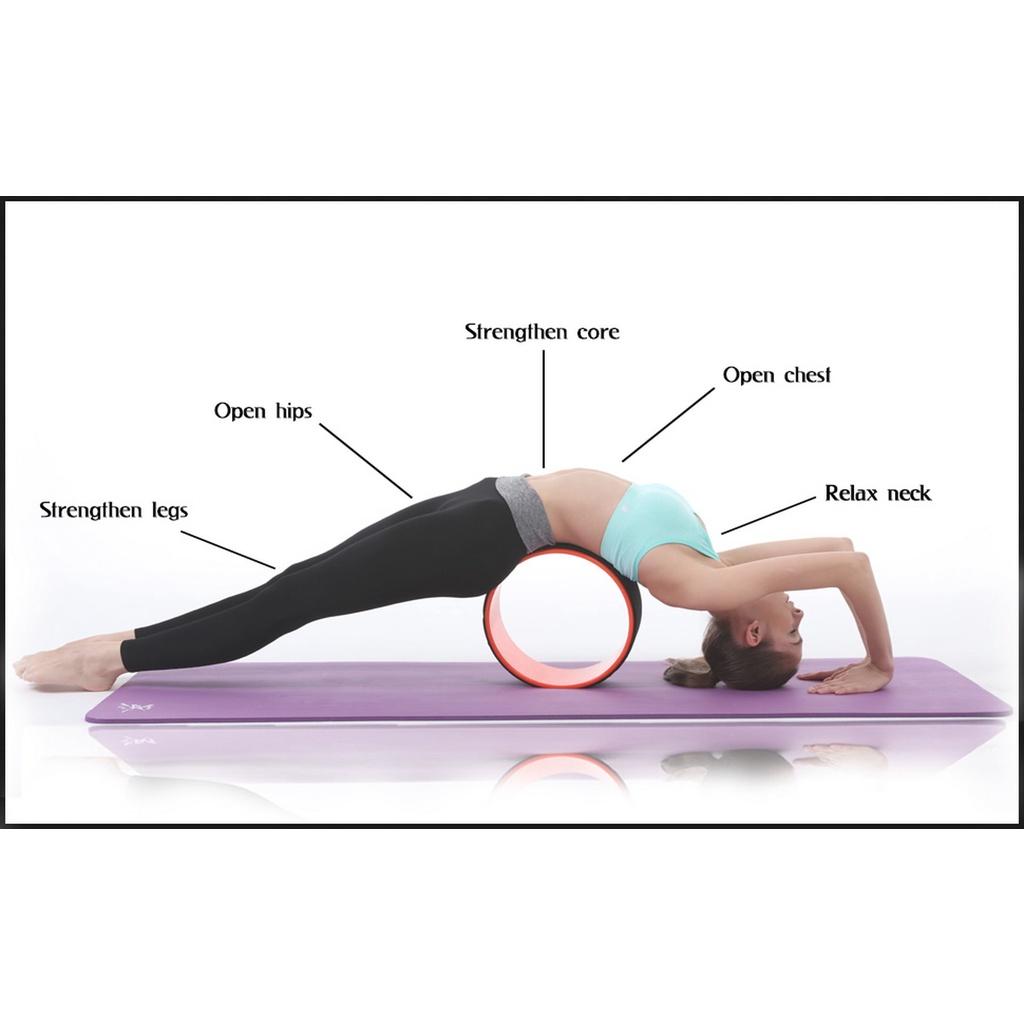 Vòng tập yoga vòng yoga pilates nhựa ABS chống trơn trượt, họa tiết cao cấp TXstar đường kính 33 cm – Cao 13 cm