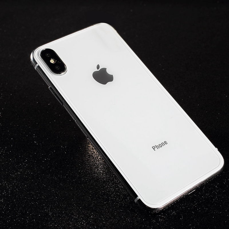 Miếng dán kính cường lực mặt sau lưng iPhone X Baseus mặt kính 9H - Hàng chính hãng