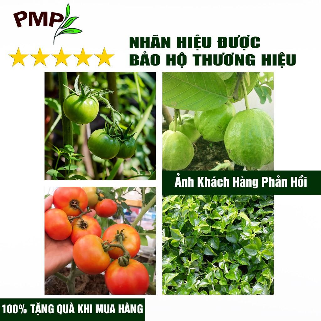 Phân tan chậm vi sinh siêu lân PMP bón cho hoa hồng, cây cảnh, rau sạch dạng viên nén 2kg