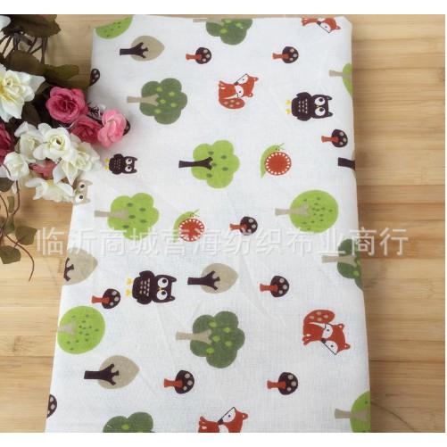 Vải Bố Vải Canvas Decor Trang Trí May Rèm, Màn Cửa Sổ, Khăn Bàn, Khăn Picnic, Phông Chụp Ảnh Họa Tiết Vườn Cây Xanh