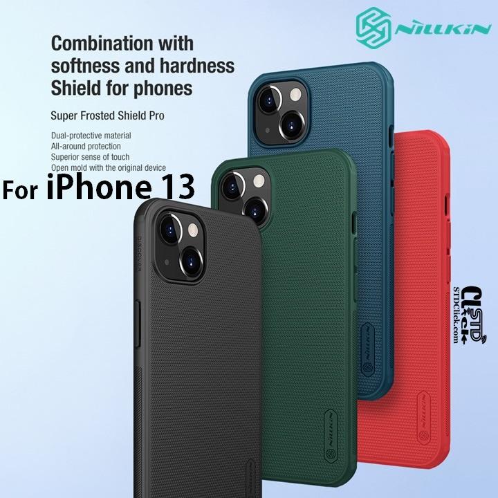 ỐP LƯNG DÀNH CHO ĐIỆN THOẠI IPHONE 13 NILLKIN NHỰA CỨNG VIỀN DẺO 