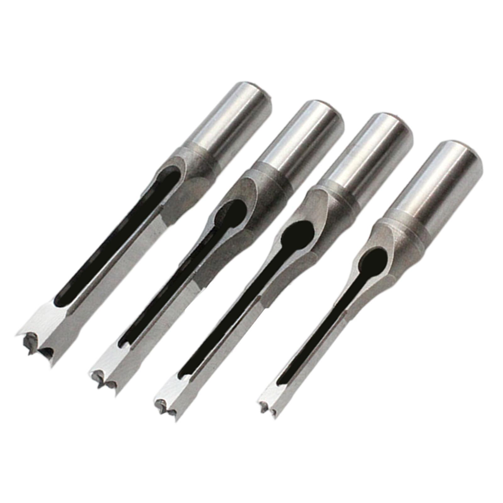 4Pcs Woodworking Mortising Durable Hole Drill Bit for DIY Woodworking