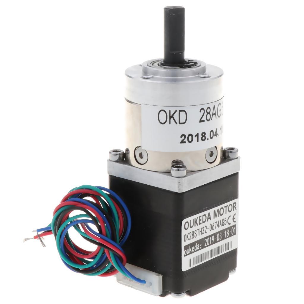 Planetary Dual Shaft Nema 11 Stepper Motor 0.67A for DIY CNC Robot