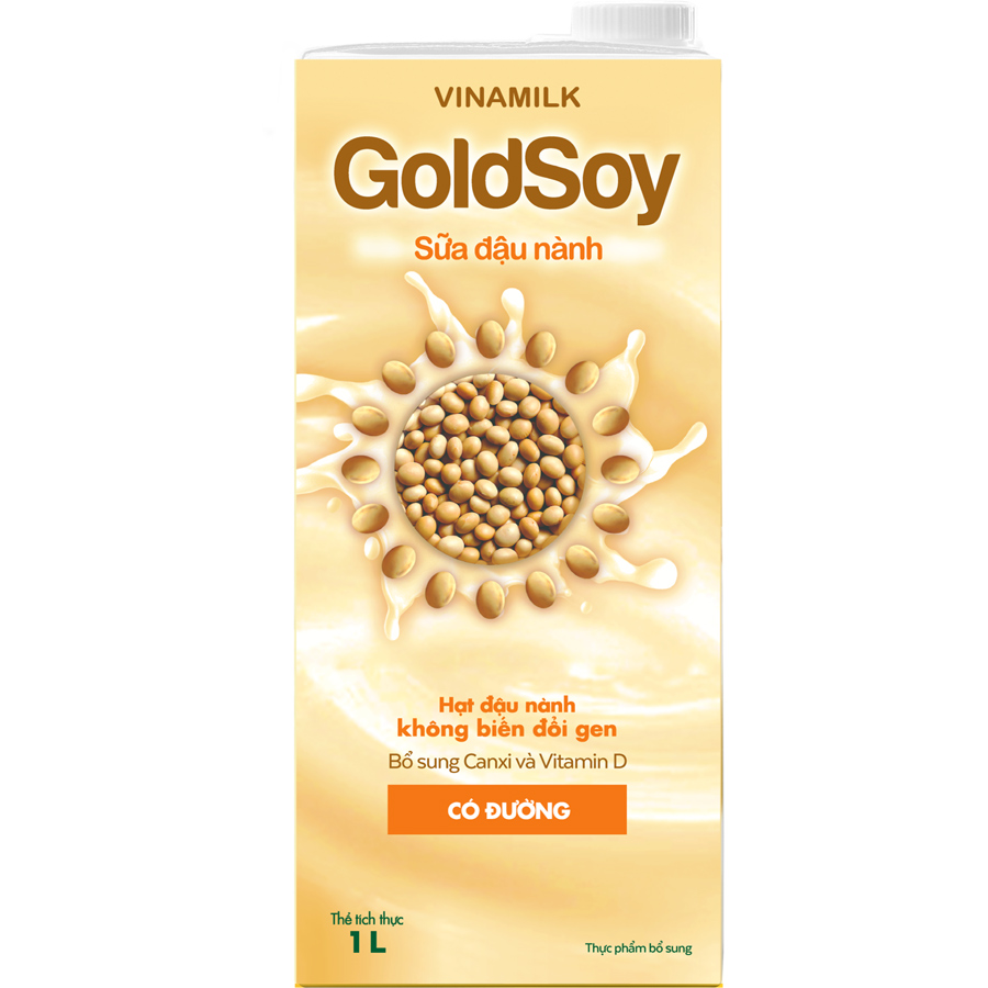 Thùng 12 Hộp Sữa Đậu Nành Goldsoy (1L)