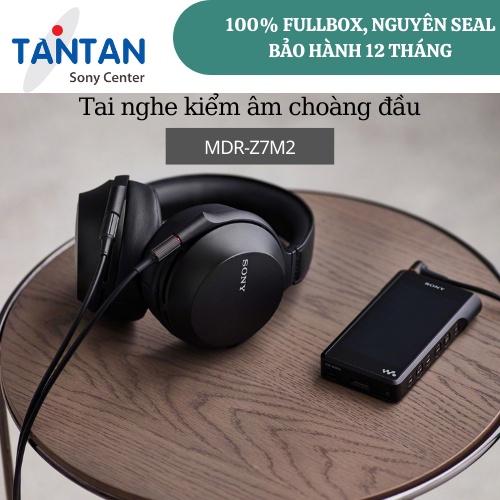 Tai nghe kiểm âm choàng đầu Sony MDR-Z7M2 - Tương thích Âm thanh độ phân giải cao - Bộ màng loa HD 70 mm chất lượng cao | Hàng Chính Hãng