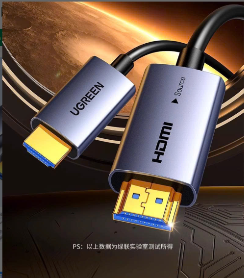 Cáp HDMI 2.0 Sợi Quang AOC 20M Ugreen 45505 HD178 – Hỗ Trợ 4K@60Hz, Truyền Tín Hiệu Ổn Định - Hàng chính hãng
