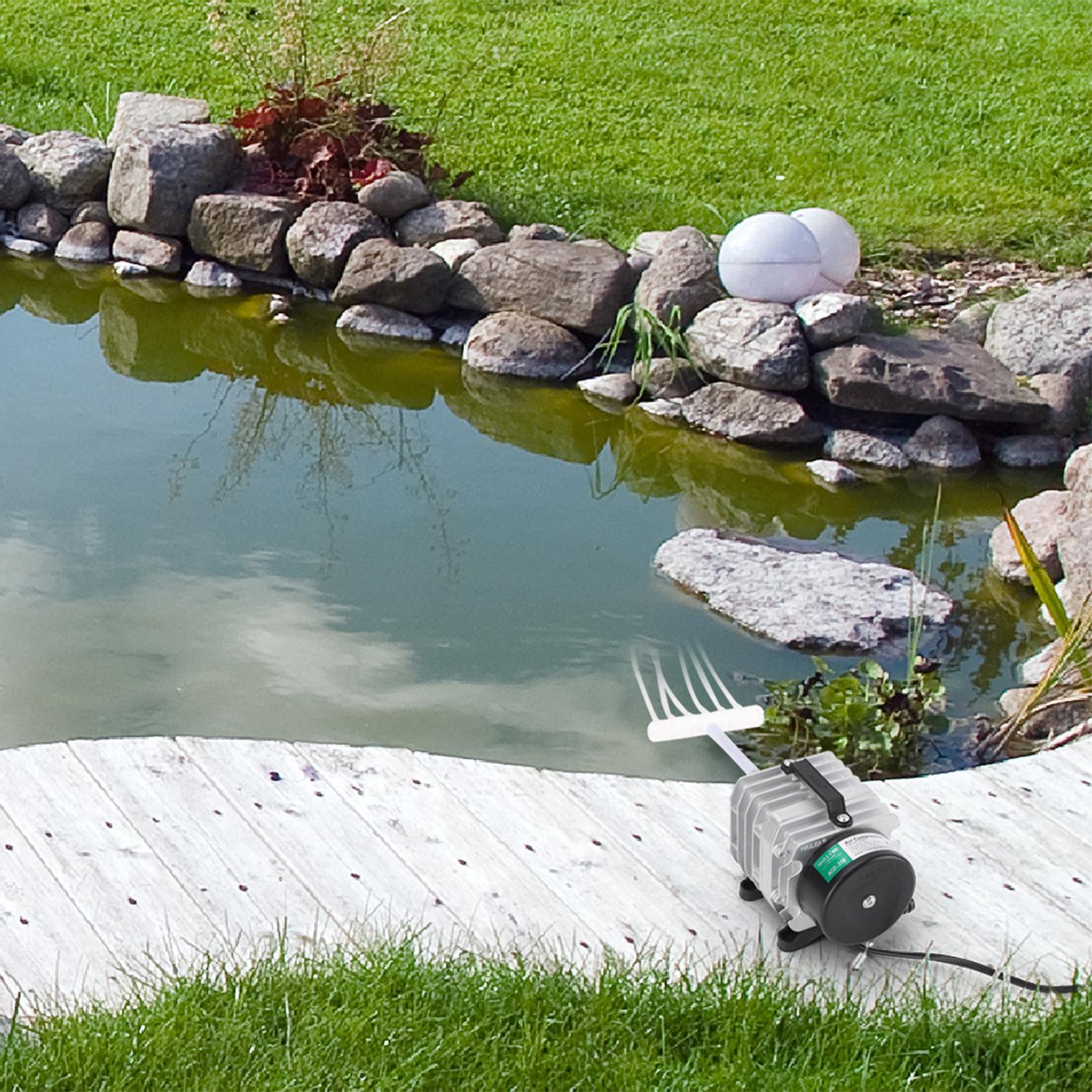 Máy bơm không khí bể cá, đài phun nước thủy canh, 6 van