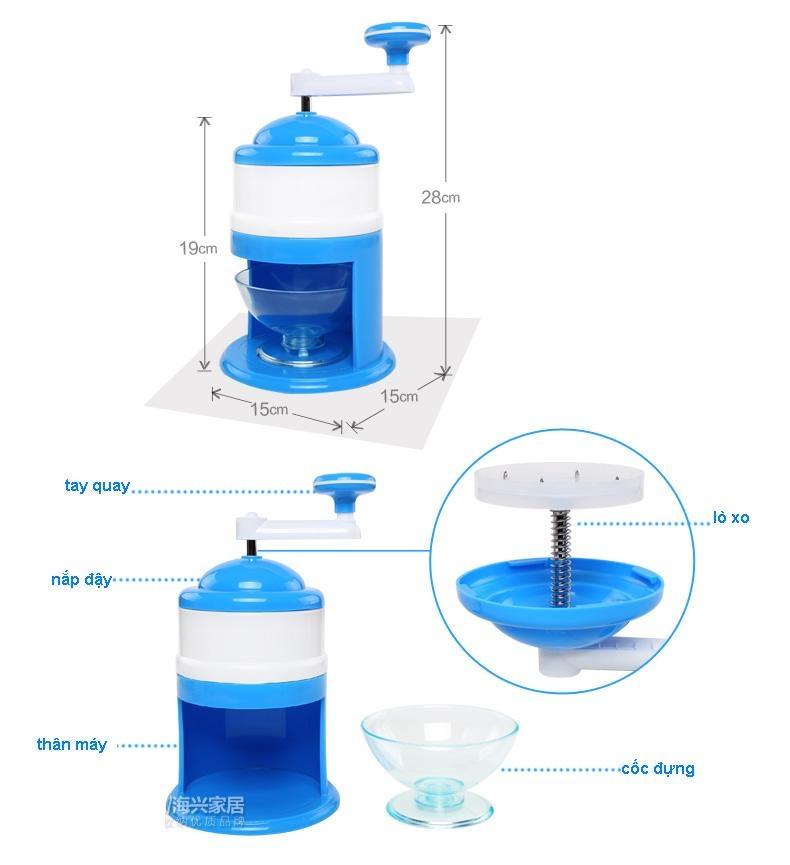 Dụng Cụ Xay Đá Bào Quay Tay Tiện Dụng Cho Gia Đình - CH Hương Thị Miễn Phí Vận Chuyển