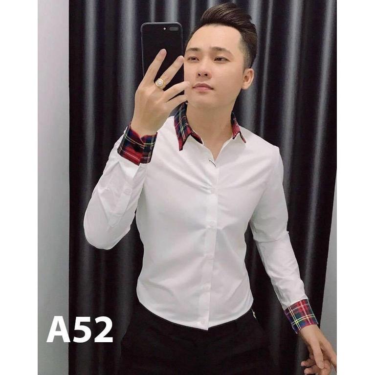 Áo sơ mi nam viền sọc cực đơn giản cực hot trẻ trung lịch lãm SHOP VANLE