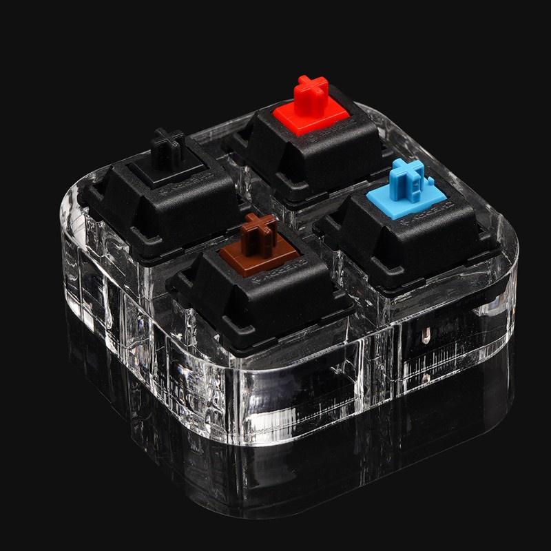 HSV 4 Key Caps Translucent Keycaps Testing Tool Cherry MX Switches Keyboard Tester