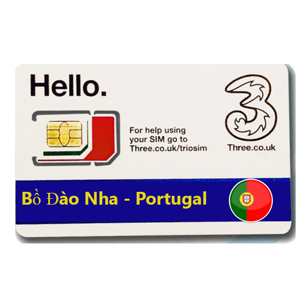 Sim Du lịch Bồ Đào Nha - Portugal 4G tốc độ cao