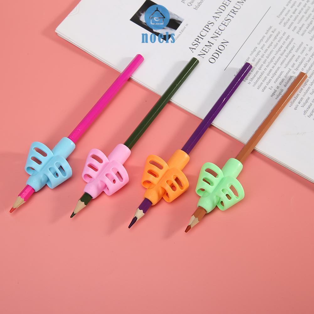 Set 4 Giá Đỡ Cố Định Bút Chì Đục Lỗ Tiện Dụng Cho Bé