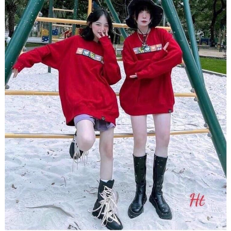 Áo swearter Ô vuông đỏ Cotton H2A