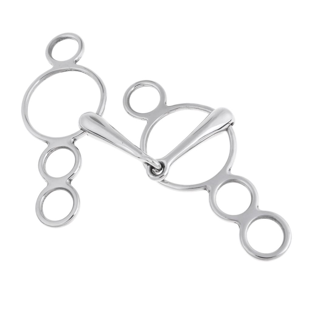 English Horse Riding Equestrian Gag Bit 135mm Horse Tack