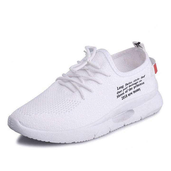 Giày Nữ Thể Thao Hot Trends, Giày Sneaker Nữ Trắng - S50