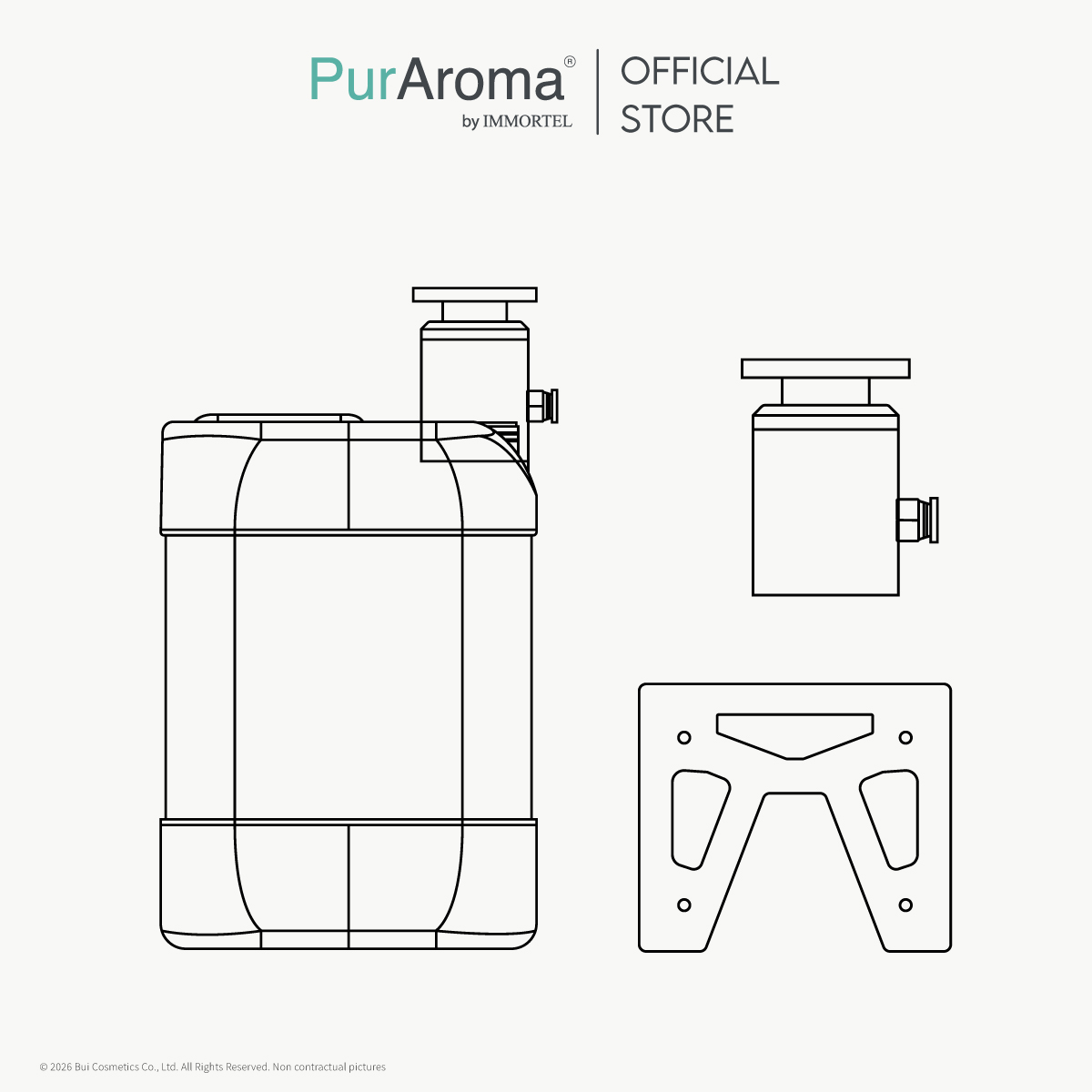 Máy Khuếch Tán Công Nghiệp PurAroma PRO 26W - Công Nghệ Phun Sương Lạnh Nano Siêu Mịn