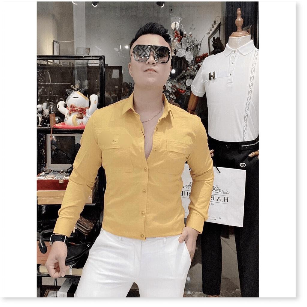 ÁO SƠ MI NAM TAY DÀI SIÊU ĐẸP , NGẦU , CHẤT CHO ANH EM KME FASHION