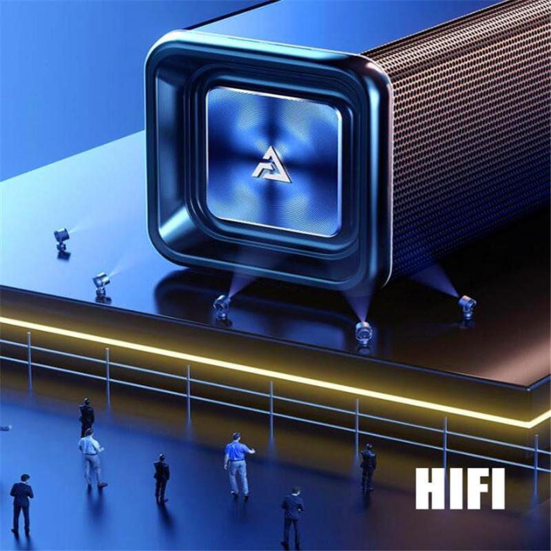 Portable 10W Bluetooth Subwoofer Speaker  Play for Party Outdoors Blue