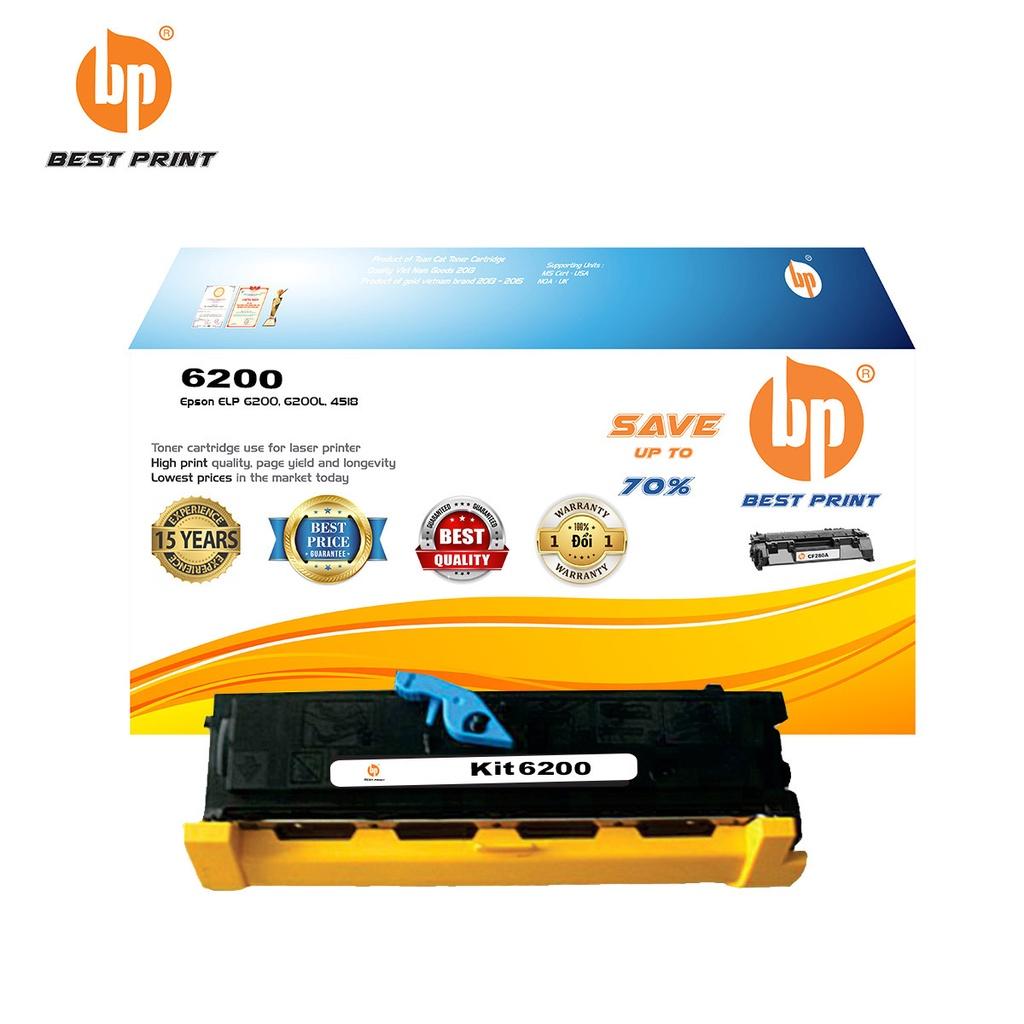 Hộp mực in BEST PRINT Kit 6200 dùng cho máy in Epson ELP 6200, 6200L - HÀNG CHÍNH HÃNG