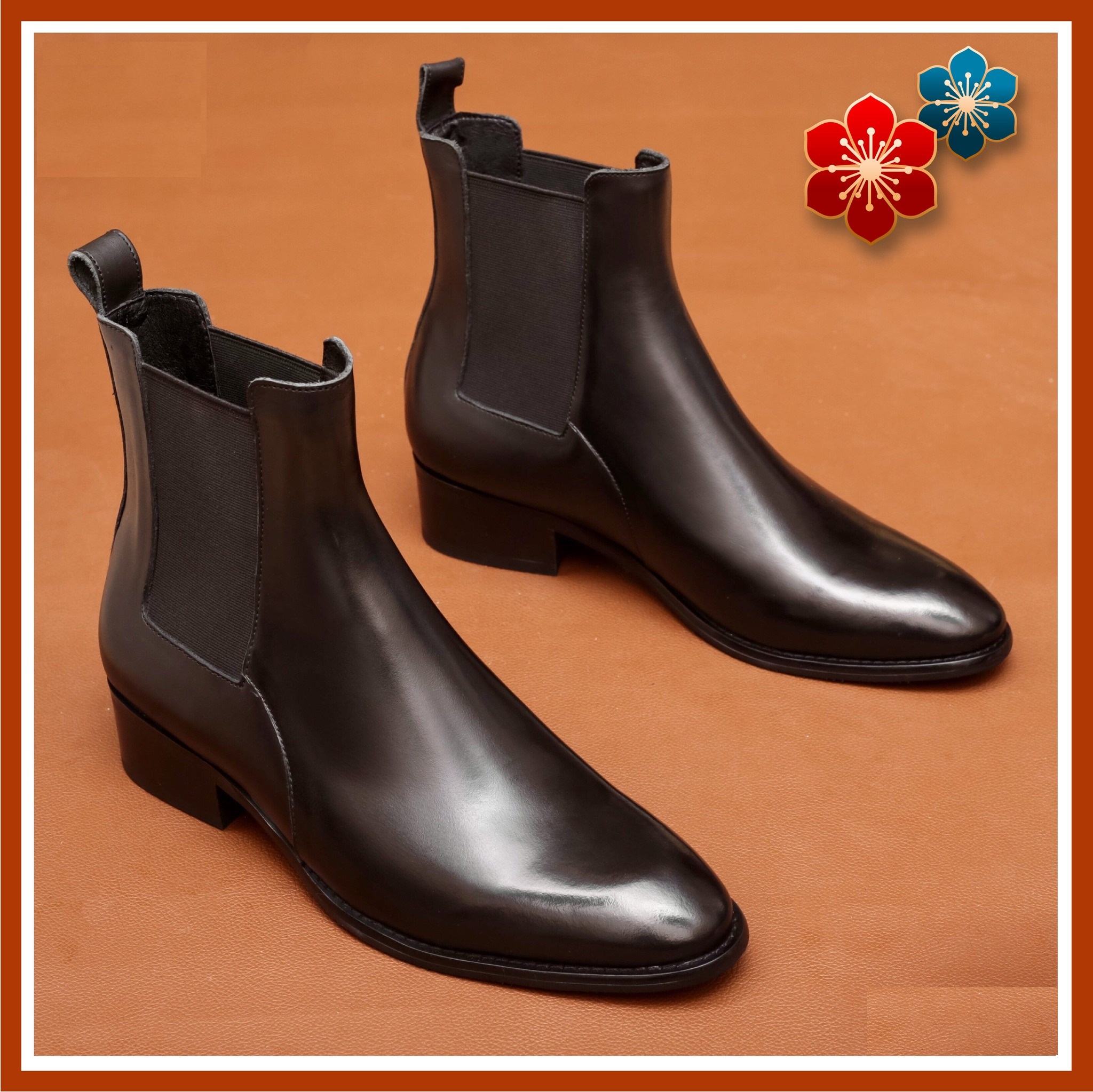 Giày Chelse Boots Nam Tăng Chiều Cao 6cm Giày Bốt Nam Cực Phẩm 2022 Đỉnh Cao Phong Cách