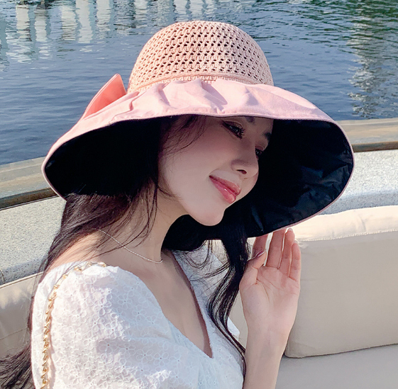 Mũ chống nắng chống tia uv phong cách Hàn mới, nón đi biển rộng vành
