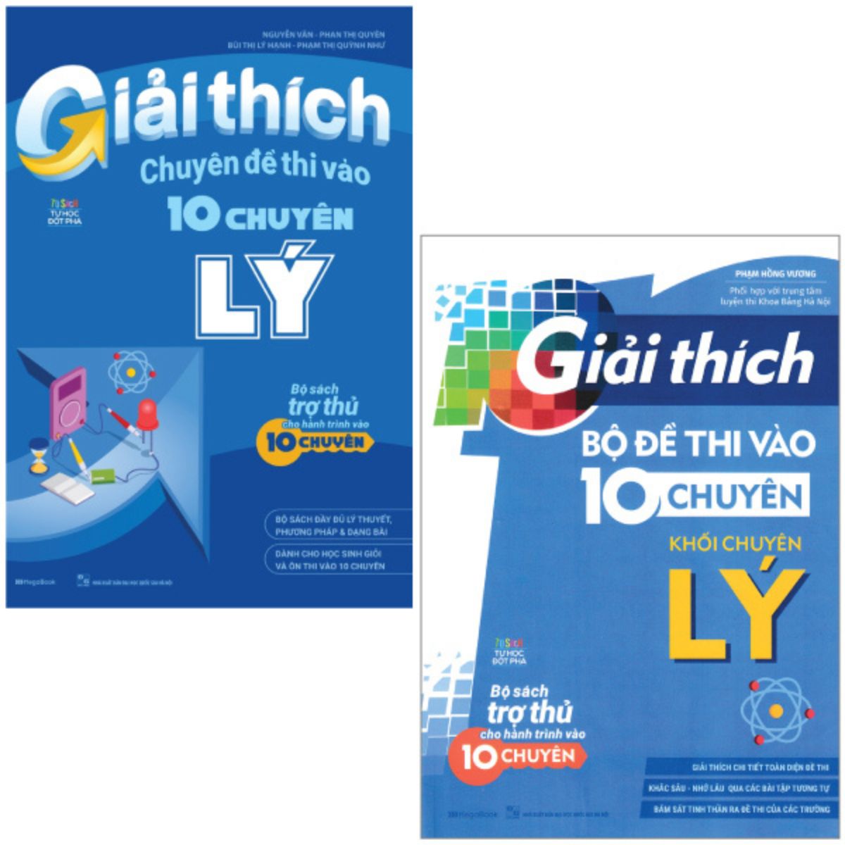 Sách - Combo Sách Giải Thích Chuyên Đề Thi Vào 10 Chuyên Lý + Giải Thích Bộ Đề Thi Vào 10 Chuyên - Khối Chuyên Lý (Bộ 2 Cuốn)