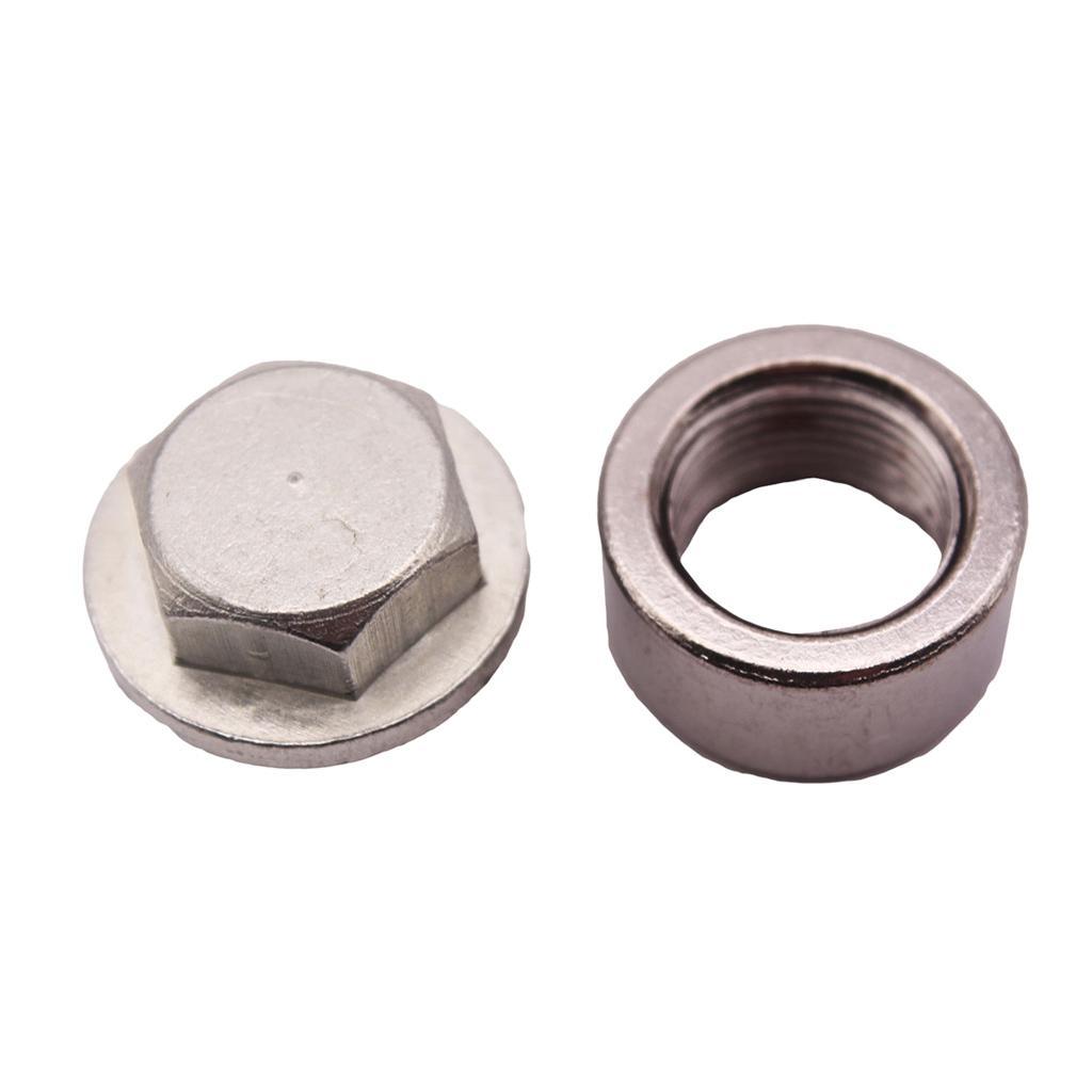 4x Steel Weld on Exhaust Fitting  Sensor Bung M18x1.5 Thread 18mm