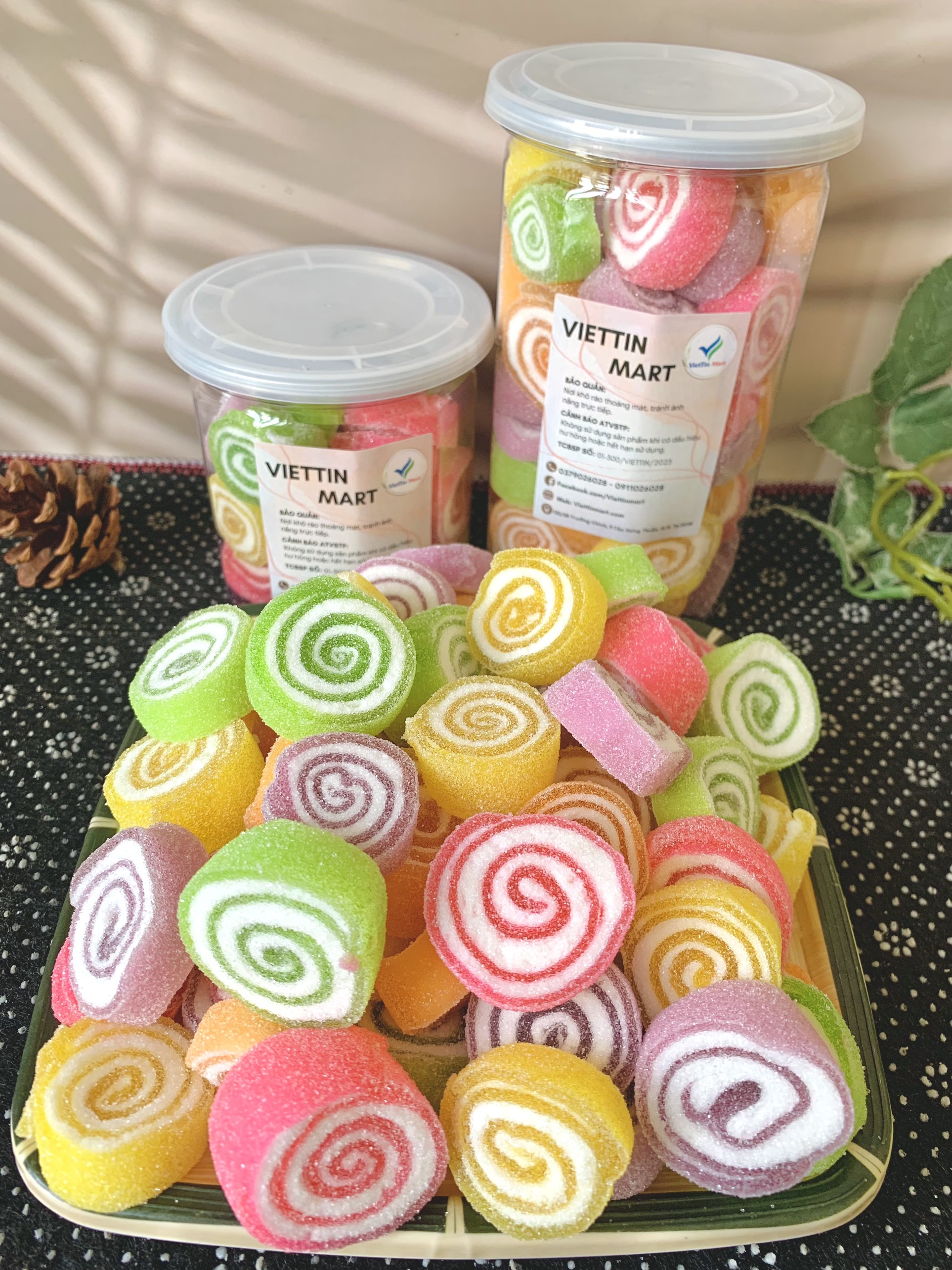 Kẹo Dẻo Xoắn Hương Trái Cây VietTin Mart
