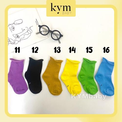 Vớ (Tất) baby đơn màu cho bé cho bé từ 6M - 9Y V745