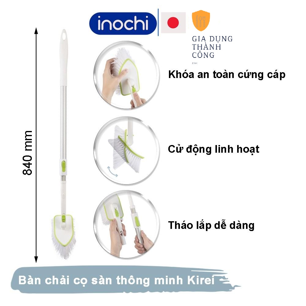 Chổi cọ nhà vệ sinh sàn toilet nhà tắm kirei inochi cao cấp